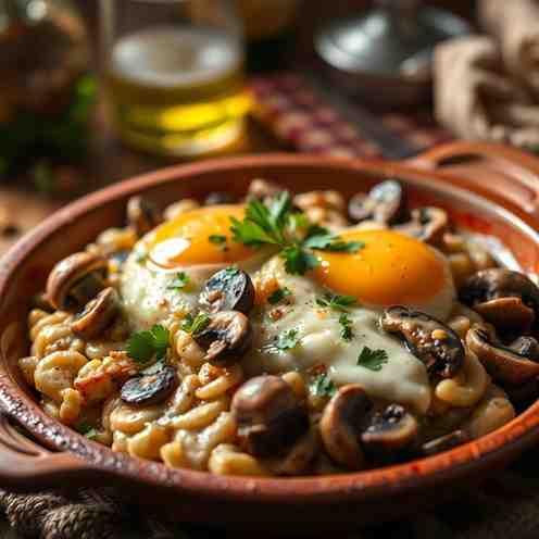 Best Scrambled Eggs Recipe - Spanish Mushroom Revuelto